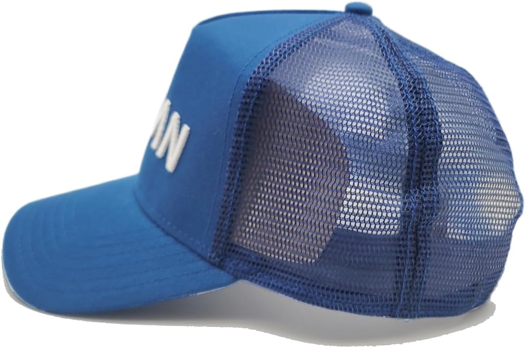 Cult of Individuality HVMAN Human New Mesh Trucker Blue Era Snapback Hat - Image 5