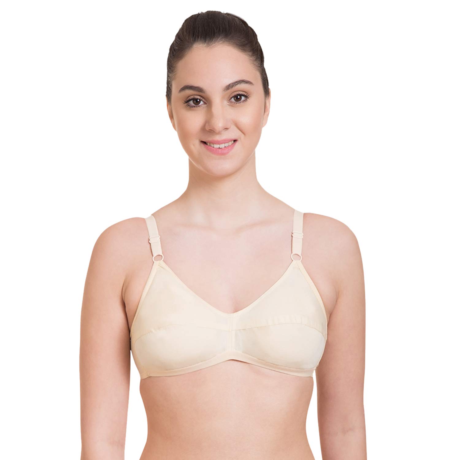 BELLE NON SLIP Women's Pure Cotton Non-Wired & Non-Padded Everyday Bra for Regular Use | Shaper | Soft Comfortable | Perfect Size for Women/Ladies/Girls