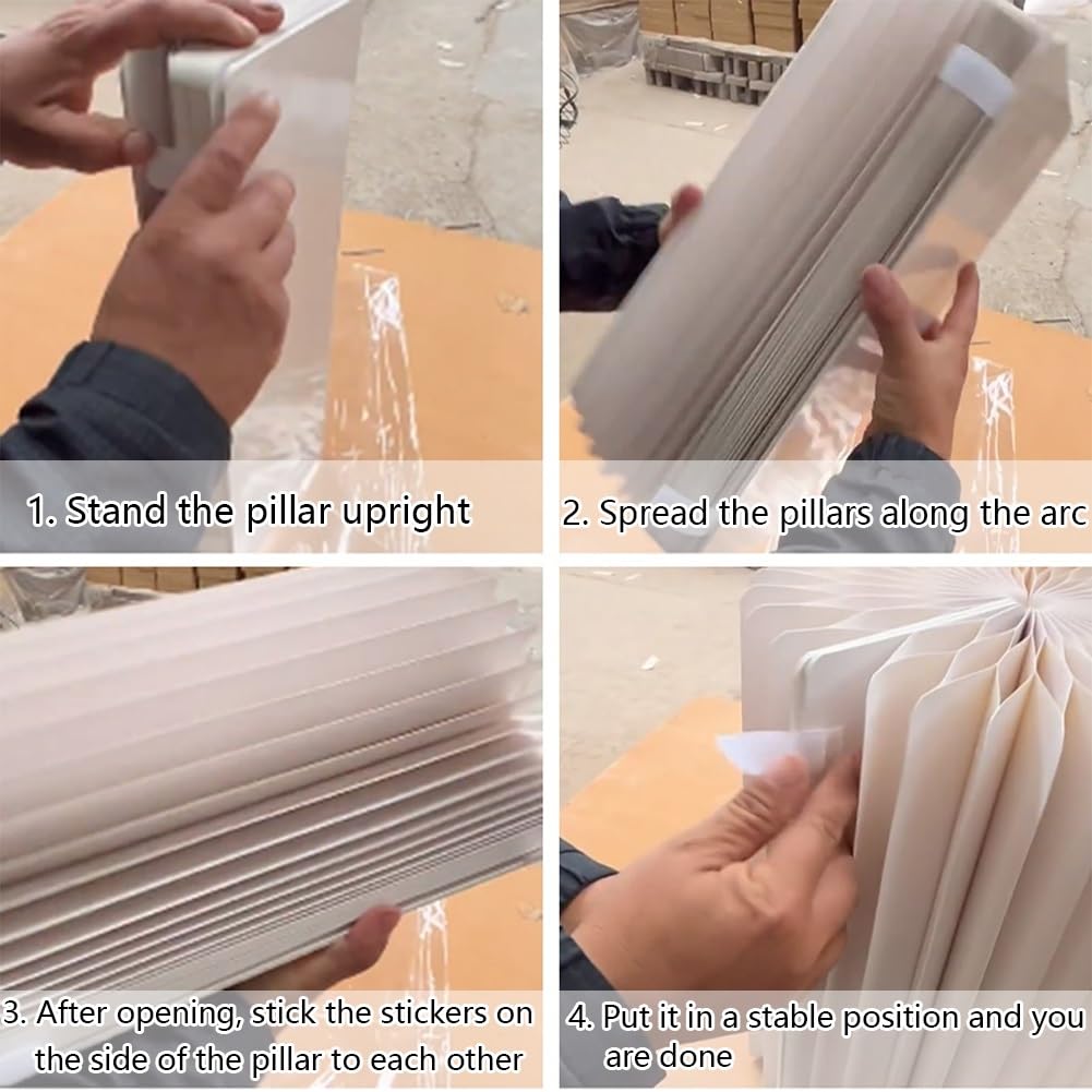 Socles Cylindriques Pliables pour Fêtes