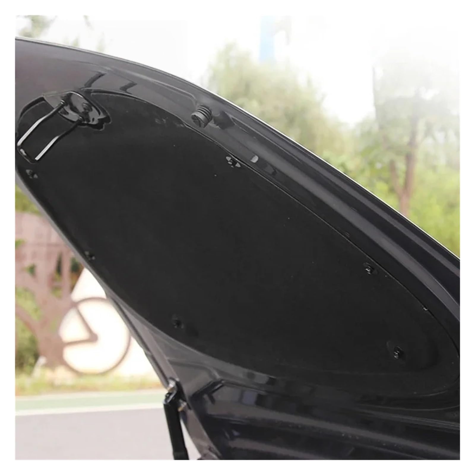 HRTLSS insonorizadas capó Delantero Almohadilla Aislamiento Motor capó para Modelo 3, Cubierta térmico algodón insonorizada, Estera, Placa antigolpes, modificación Coche