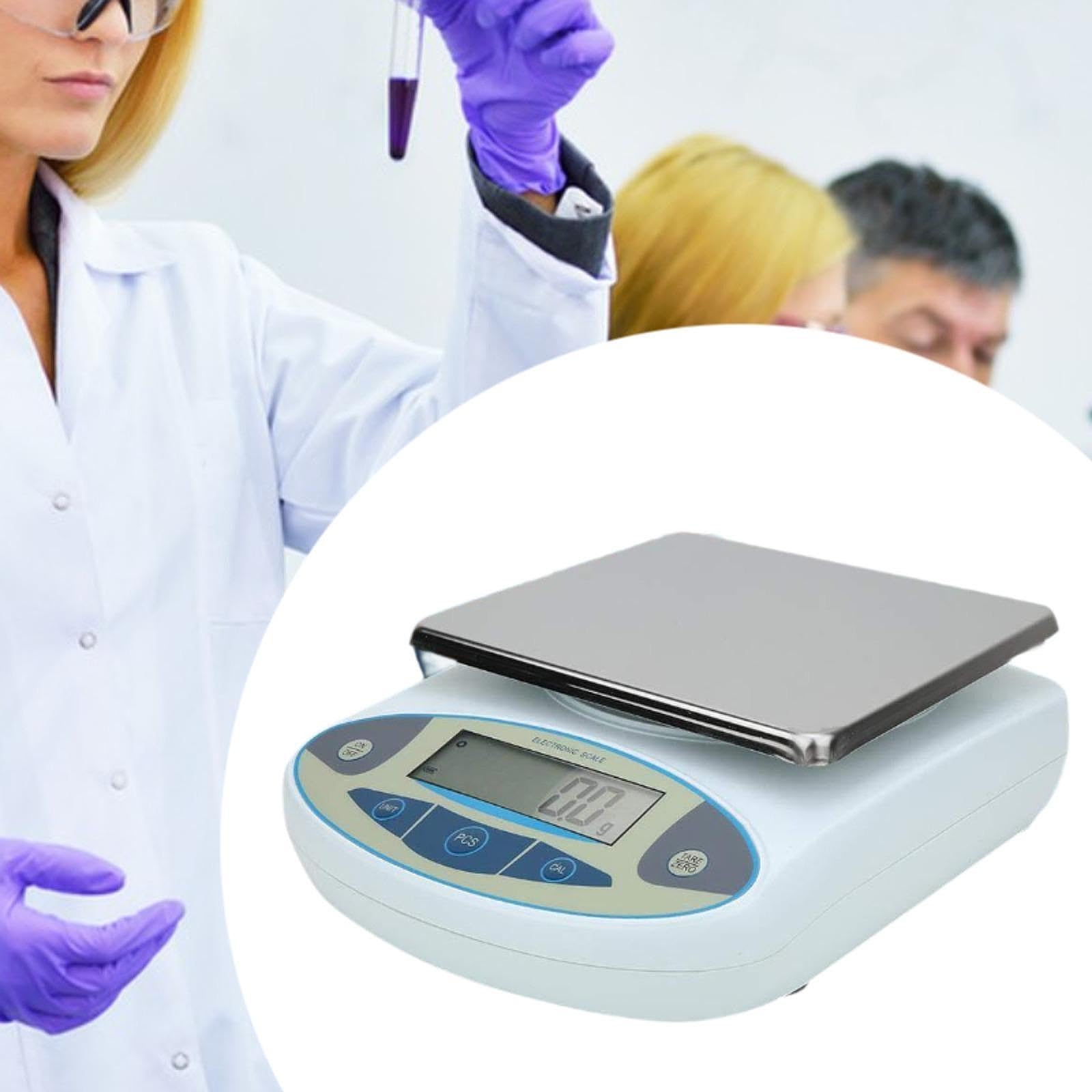 Bilancia elettronica da laboratorio UE 220V Strumento di pesatura ad alta affidabilità Versatile in acciaio inossidabile Professionale per uso