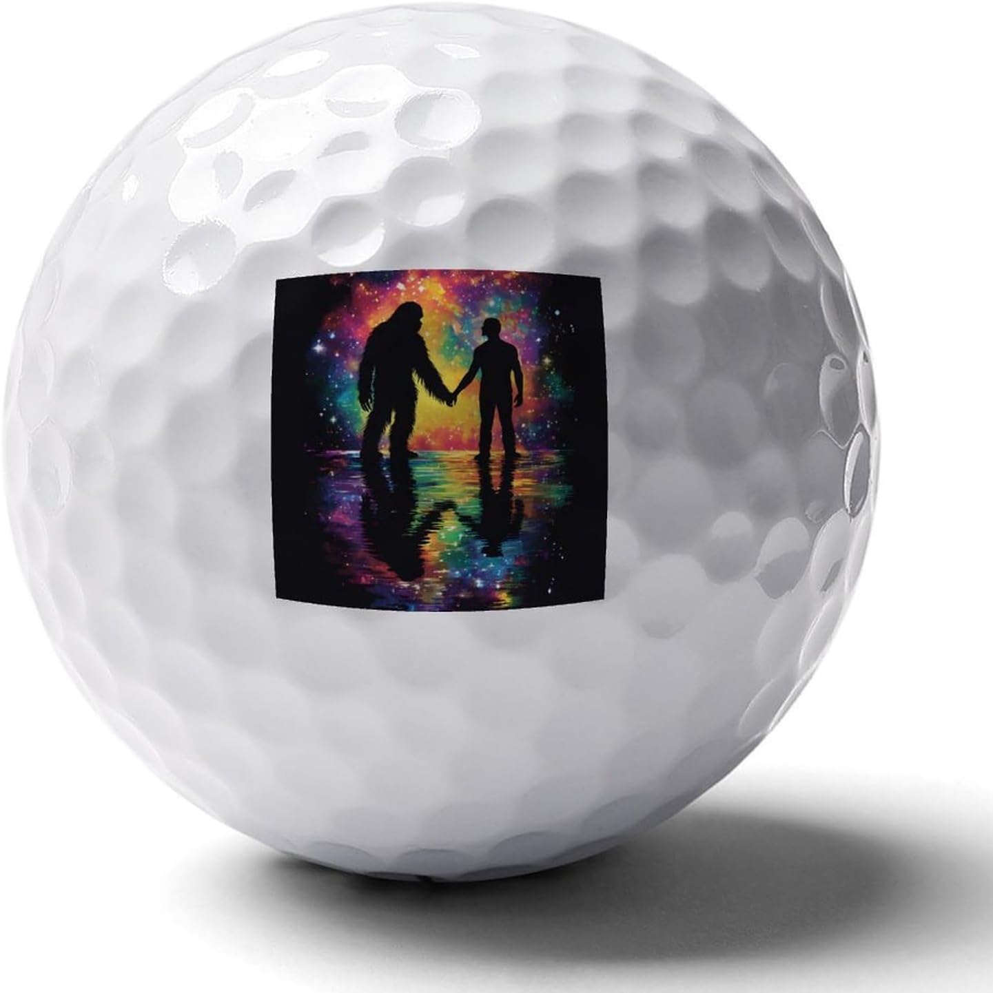 Bigfoot Friendship with Human Funny Practice Golf Balls Limited Flight Training Ball for Backyard Indoor Outdoor