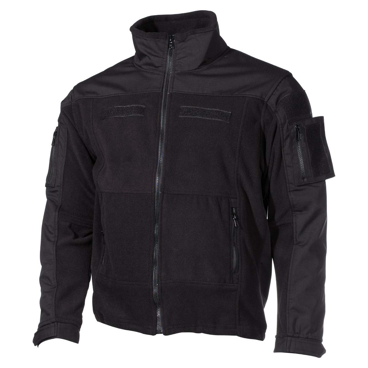 Mfh Men's Black Us Combat Fleece Jacket Size Xl