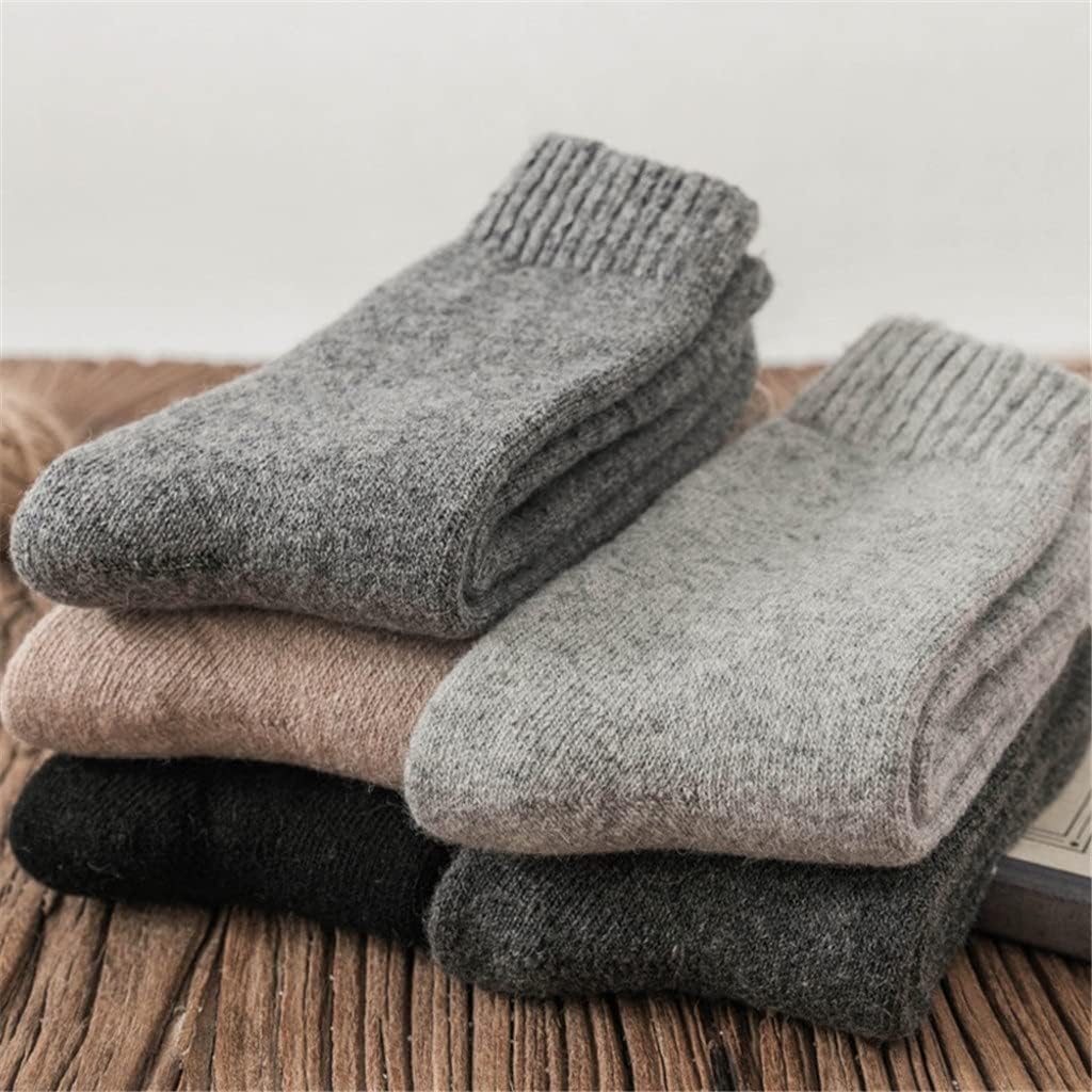 Winter Warm Wool Male Men Socks Women Super Thicker Solid Against Cold Snow Sox