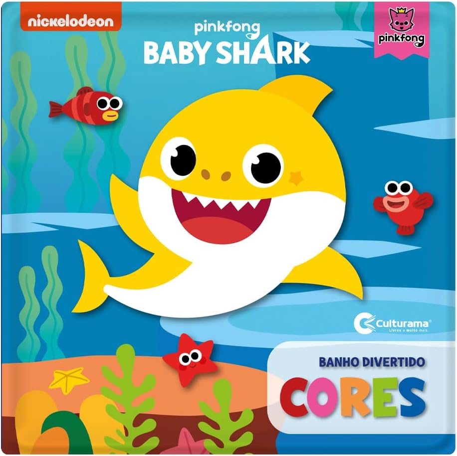 LIVRO DE BANHO MÁGICO - Baby Shark - CORES