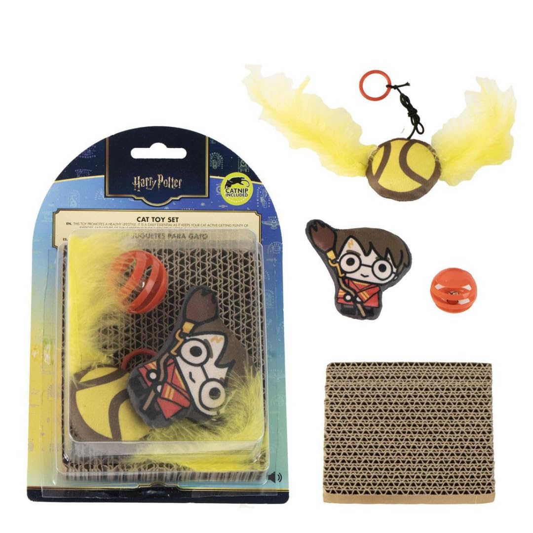 CERDA LIFE'S LITTE MOMENTS Cat Toys Set Harry Potter Catnip 4 Pcs