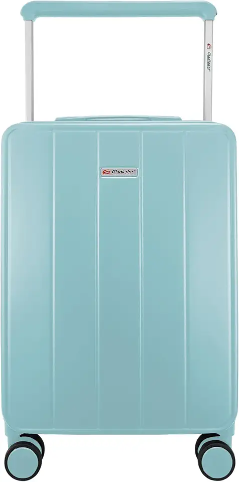 Mala de Bordo em Policarbonato 10kg com TSA Rodas Giratórias Gladiador Infinity V1 (Turquesa)