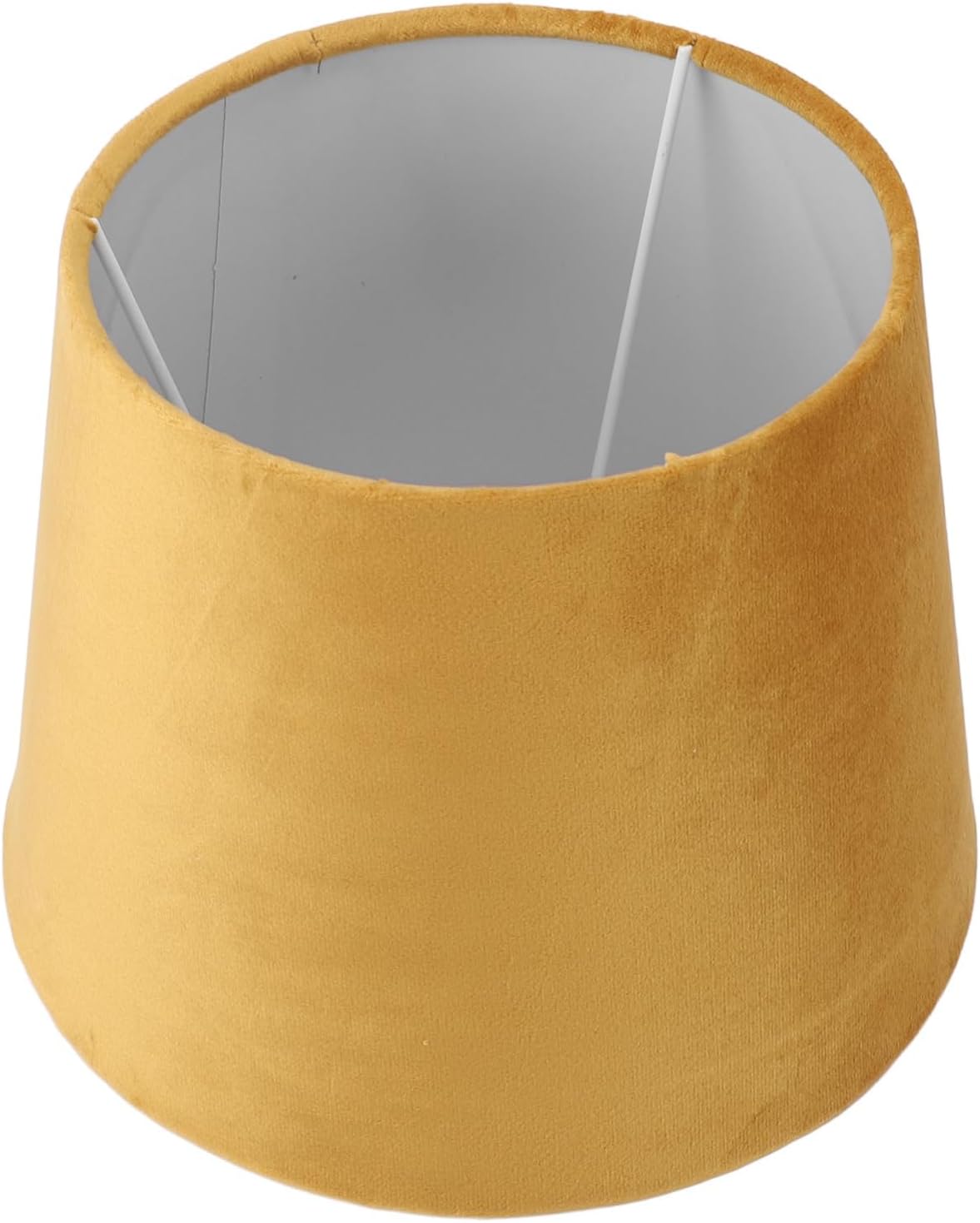 Velvet Fabric Lampshade Conical Shade, Ideal Replacement for Table Floor Lamps (Gold)