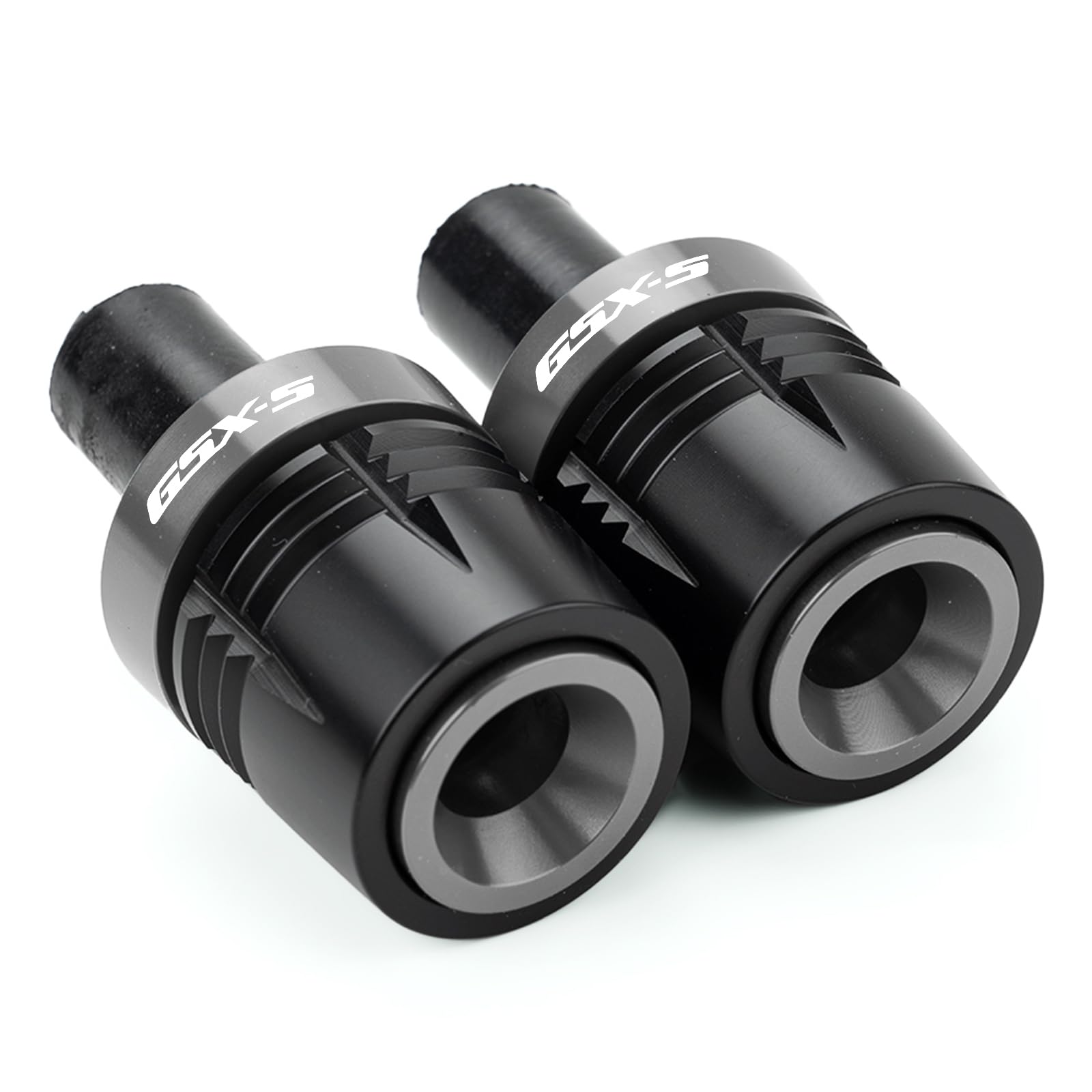 Protezioni Manubrio Moto Per SUZUKI GSX-S750 GSXS750 GSX-S1000 GSXS 1000 750 GSX 750 1000 S TUTTO R/X L'ANNO Manopole Manubrio CNC Bilanciate Con Cursore per Estremità Manubrio (Grigio)
