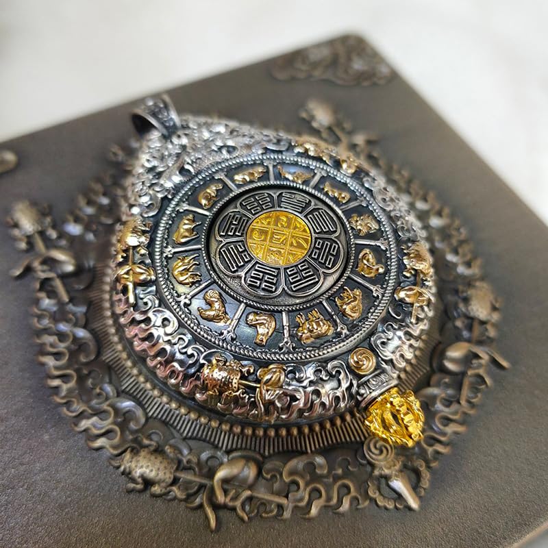 Feng Shui Good Luck Amulet Buddha Pendant Bring You Good Luck,Healthy,Success dad Gifts Lucky charmsLagnlnaoy