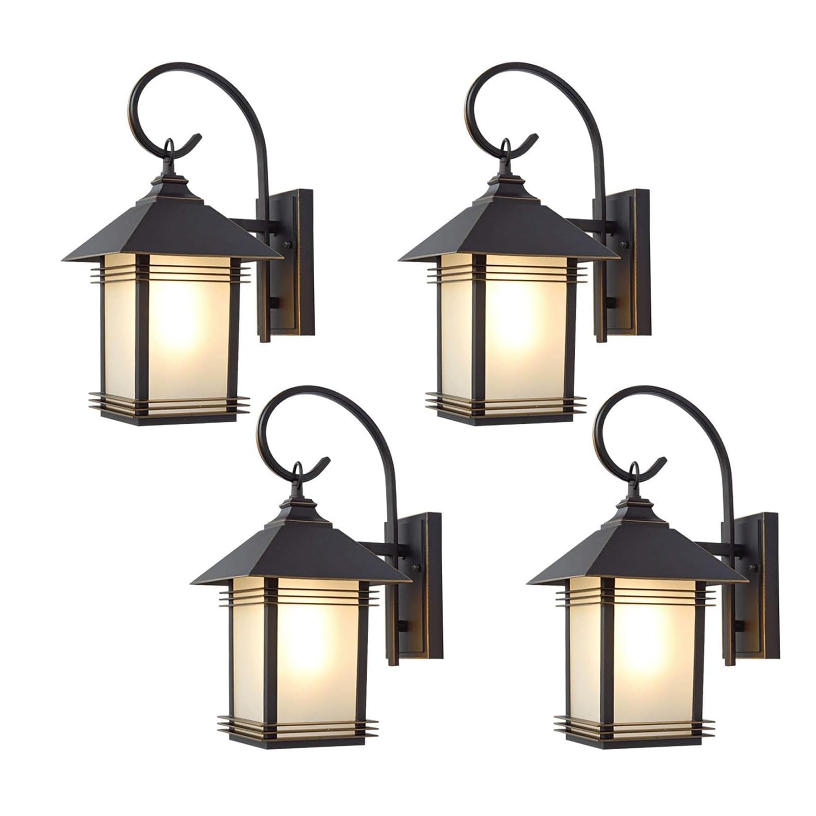 SMCCYYSD Japanese Outdoor Villa Wall Lamp Door Front E27 Sconce Waterproof Lights For Balcony Courtyard And Garden