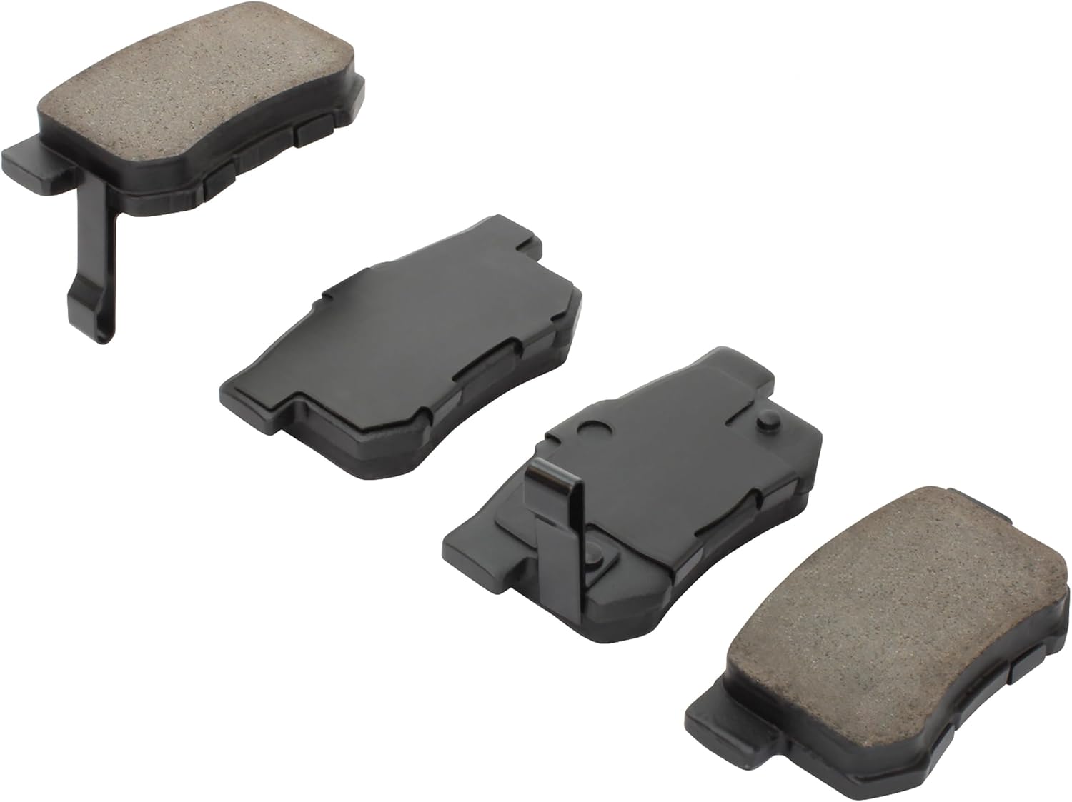 QUALITY-BUILT Rear Ceramic Brake Pads, QB 1000-0536C, Compatible with 1991-2012 Acura/Honda/Isuzu (CL,CR-V,EL,Element,Legend,Oasis,Odyssey,RDX,RL,TL)