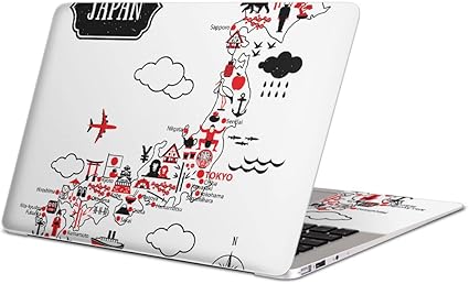 Amazon Co Jp Macbook Pro 14 Inch 21 用スキンシール 442 Igsticker マックブック プロ 14インチ 用シール 日本 地図 パソコン 周辺機器