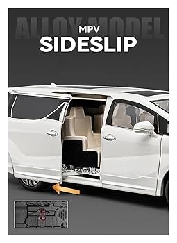 新品 KF MODEL 1/18 レクサス LM300 全開閉 ミニカー 金属製 Kf Model 1/18 Lexus Lm300 Fully Open And Closed Miniature