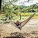 Bellzacasa Double Hammock, Heavy Duty 500 lb Load Capacity Tassels and Fishtail Knitting with Mounting Straps for Outdoor Camping Patio Balcony Beige