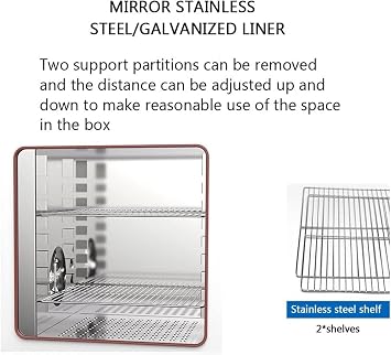 Laboratory Drying Oven Forced Air Convection 136L - Constant Temperature Blast Drying Oven for Industrial Use - Lab Oven with 15.6L/46L/70L Options