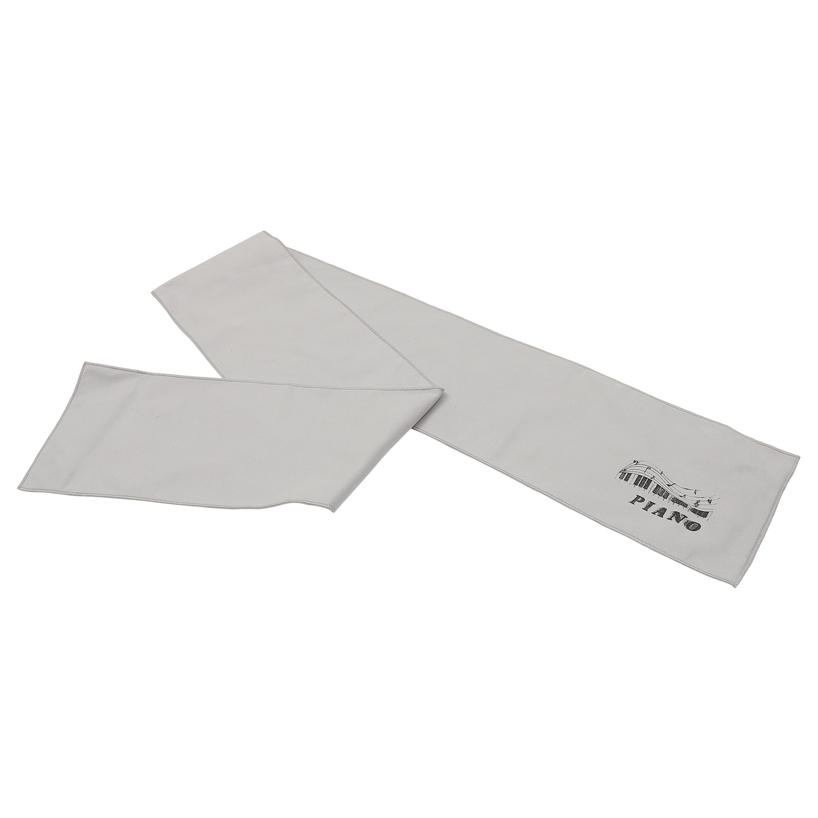 Copertura Antipolvere Per Tastiera Pianoforte Elettronico 88 Tasti - Grigio In Microfibra - Foto 6