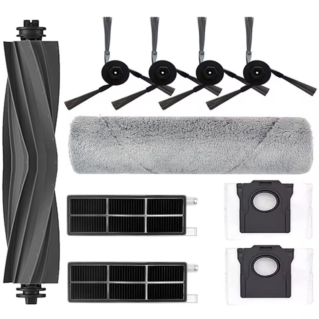 Kit Ricambi Per Robot Aspirapolvere Mova Z5/Z5 Pro/Z50 Ultra – Spazzola Principale, Laterali, Panno E Sacchetti Polvere