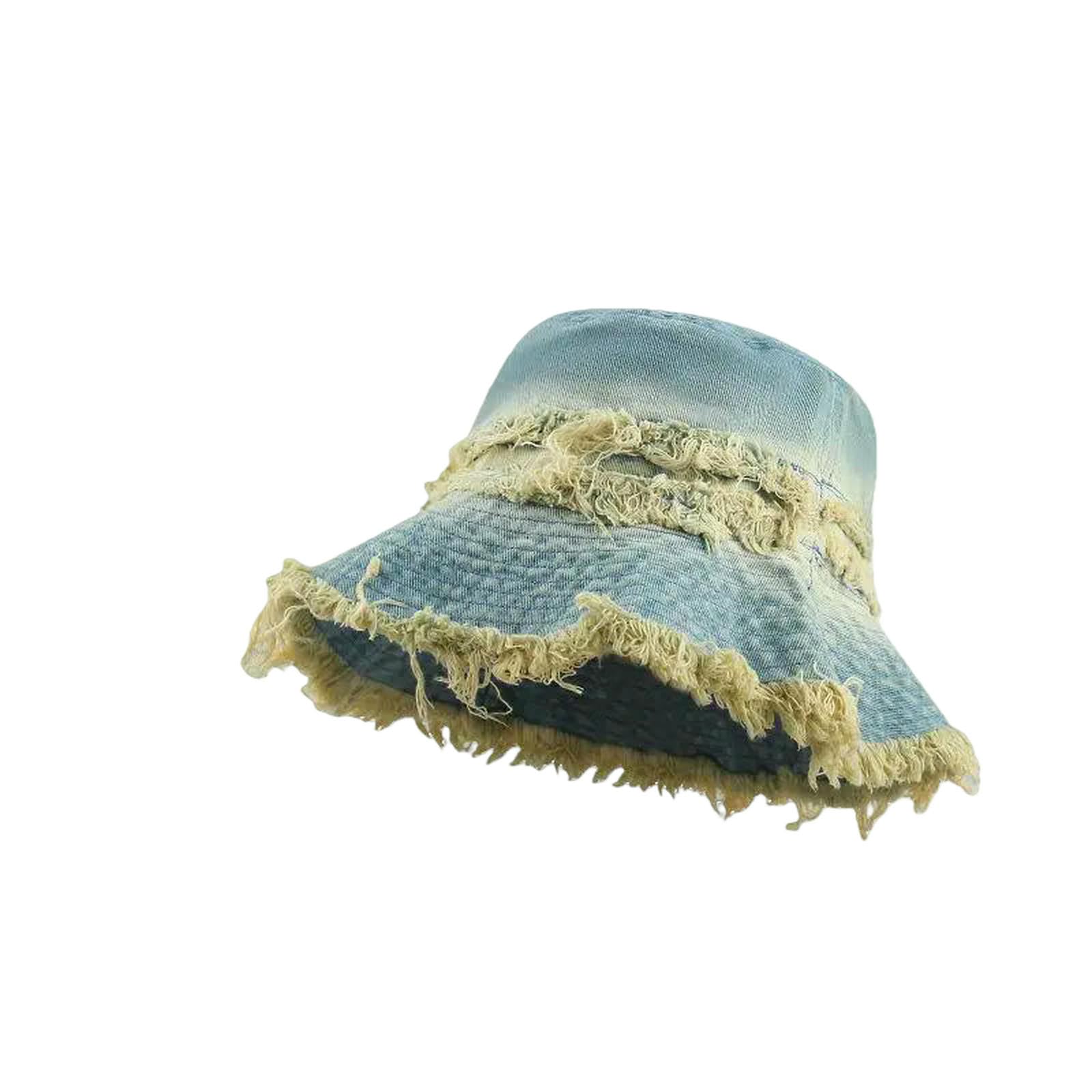 Bobs femme en denim vintage idéal pour la plage et le soleil