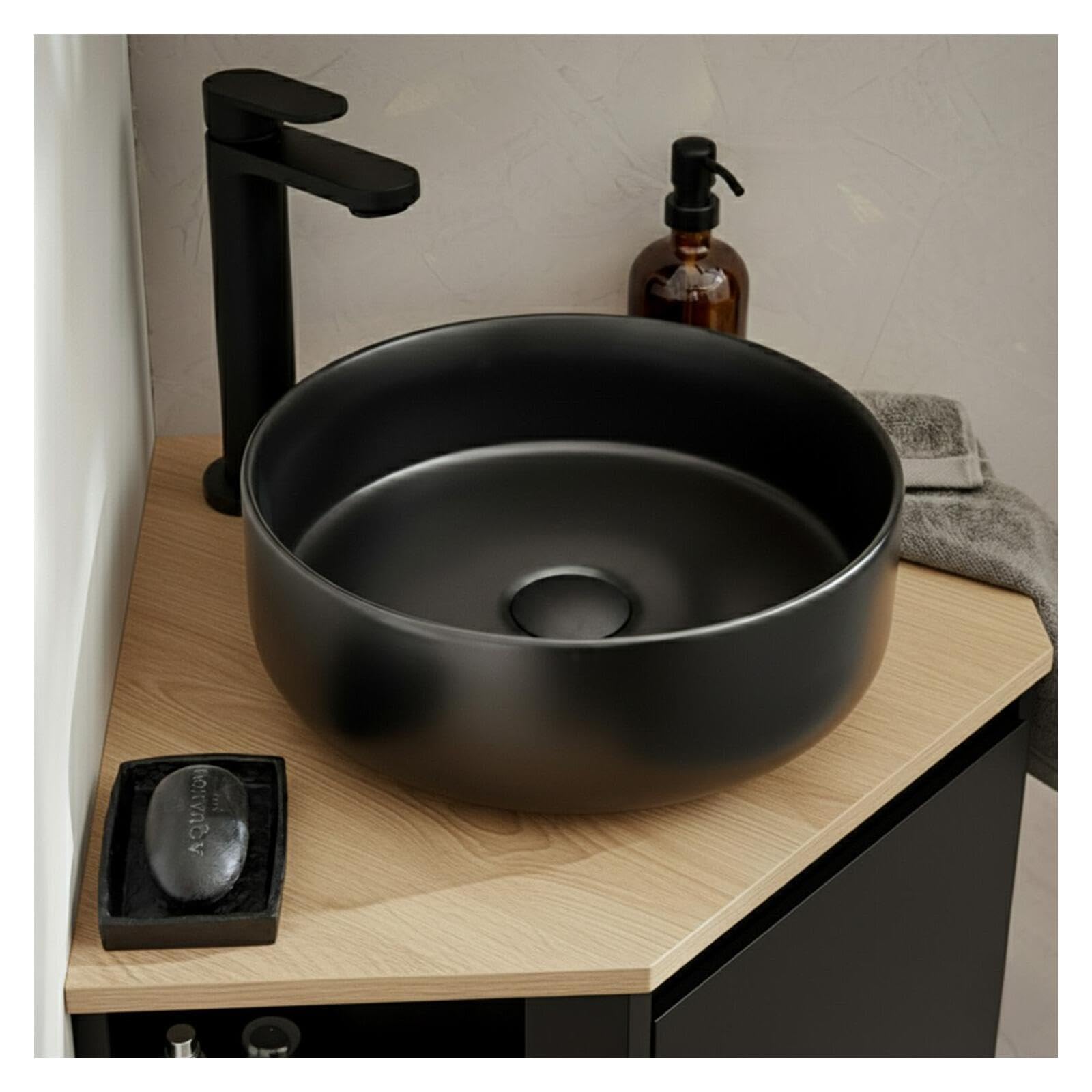 MOB-IN - Mueble bajo lavabo esquinero Sorrento