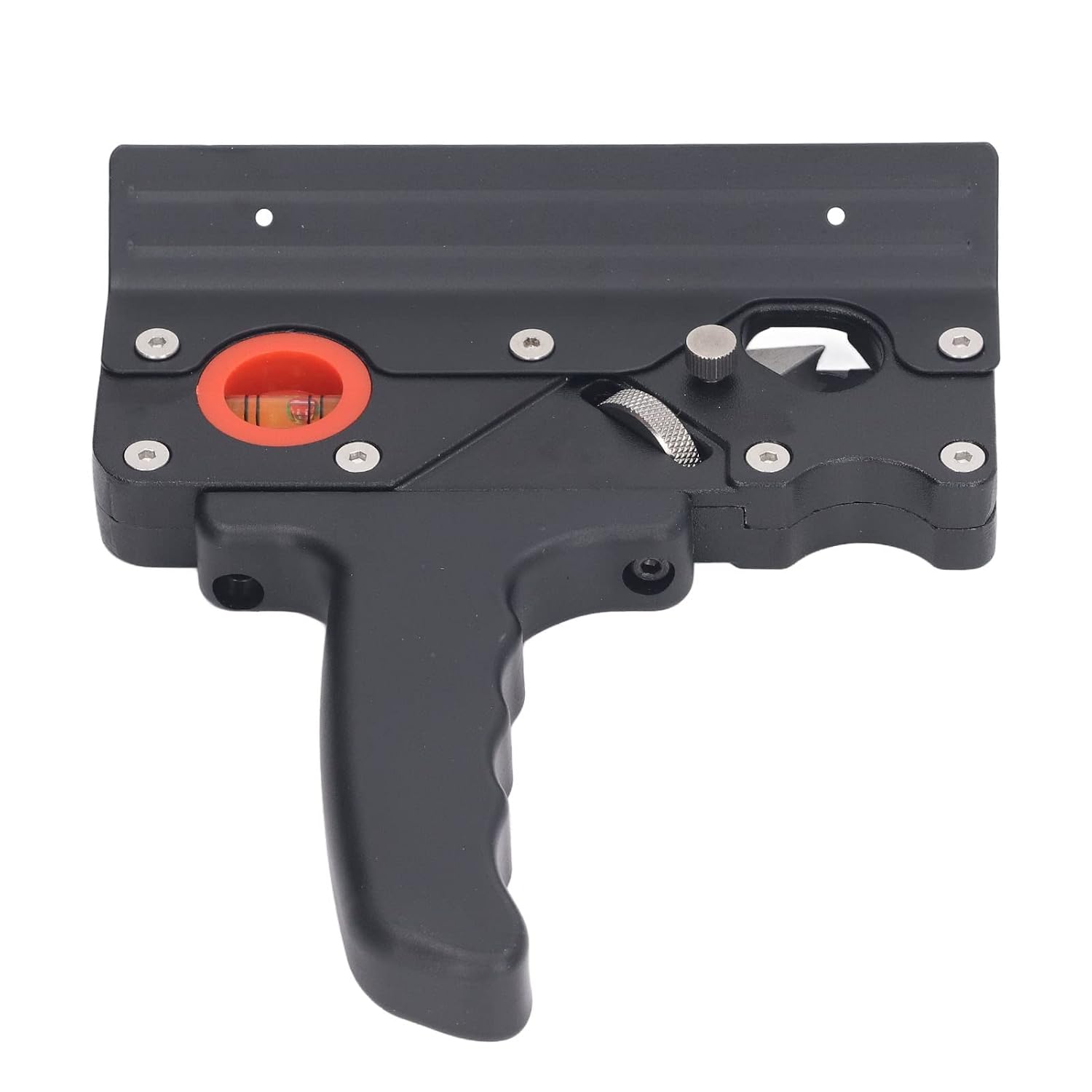 Wood Corner Trimming Planer, Cutting Depth Adjustment Portable Chamfering Plane Woodworking Aluminum Alloy (Black)