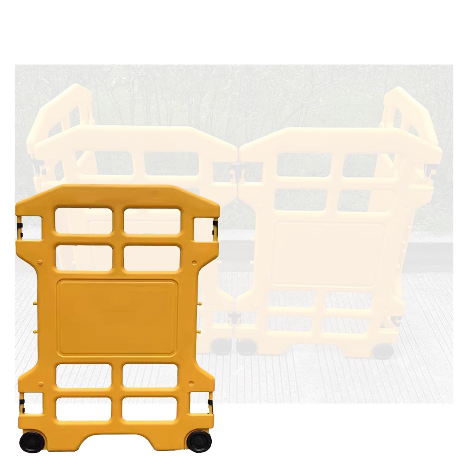 Barrière extensible et portable 90 cm de haut avec roulettes pour filtrer les accès