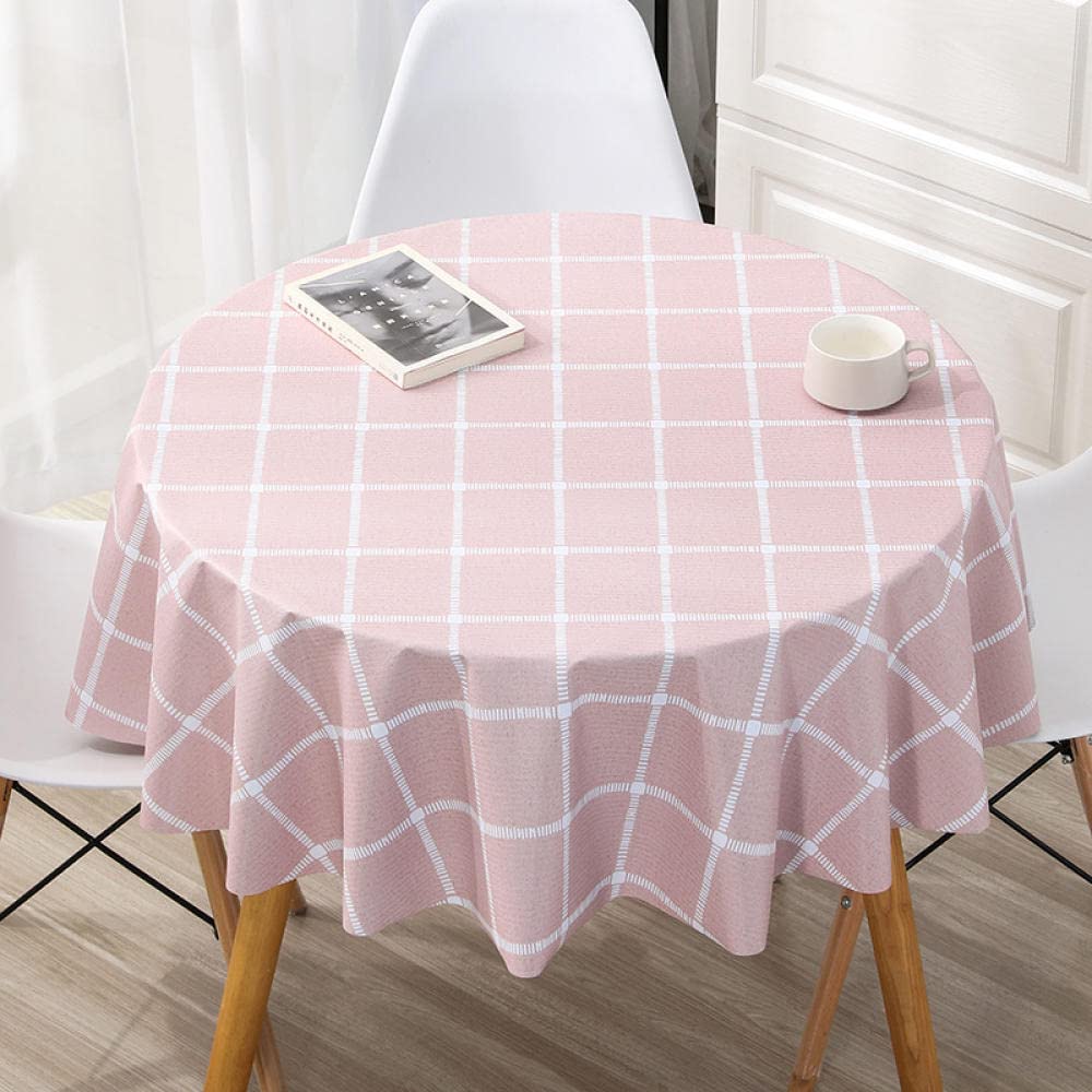 Nappe rectangulaire en PVC antitache contre la chaleur du jardin rond