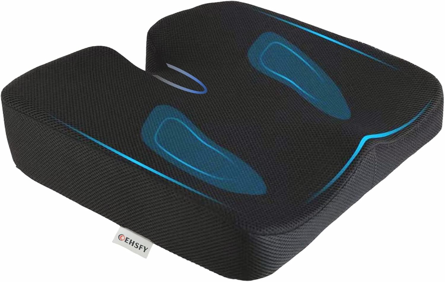 COEHSFY Memory Foam Seat Cushions Coccyx Pad Thicken Widen Strong