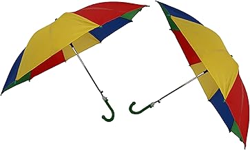 MyViradi Umbrella for Kids Polyester Portable and Unique Design Cartoon Printed Folding Sun Protection Umbrella with Whistle Auto Open Kids Boy and Girls Combo Of 2 (KIDS 4)