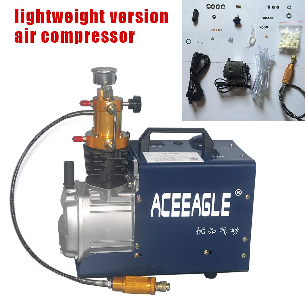 Bomba De Aire De Alta Presión, 1800W 30Mpa Compresor De Aire Eléctrico Bomba Para Pequeños Contenedores Menos de 1 L, incluyendo 0,35L, 0,45L, 0,55L