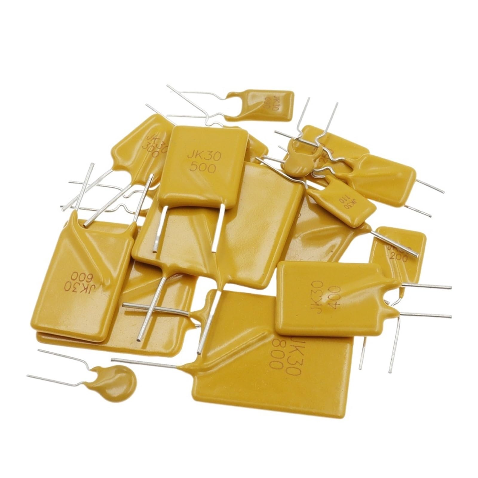 10PCS rücksetzbare Sicherung 30V PTC-Polymer PPTC DIP JK30 0,5A 0,75A 0,9A 1,1A 1,35A 1,6A 1,85A 2A 2,5A 3A 4A 5A 6A 7A 8A 9A 10A (Color : 2.5A, Size : 10PCS)