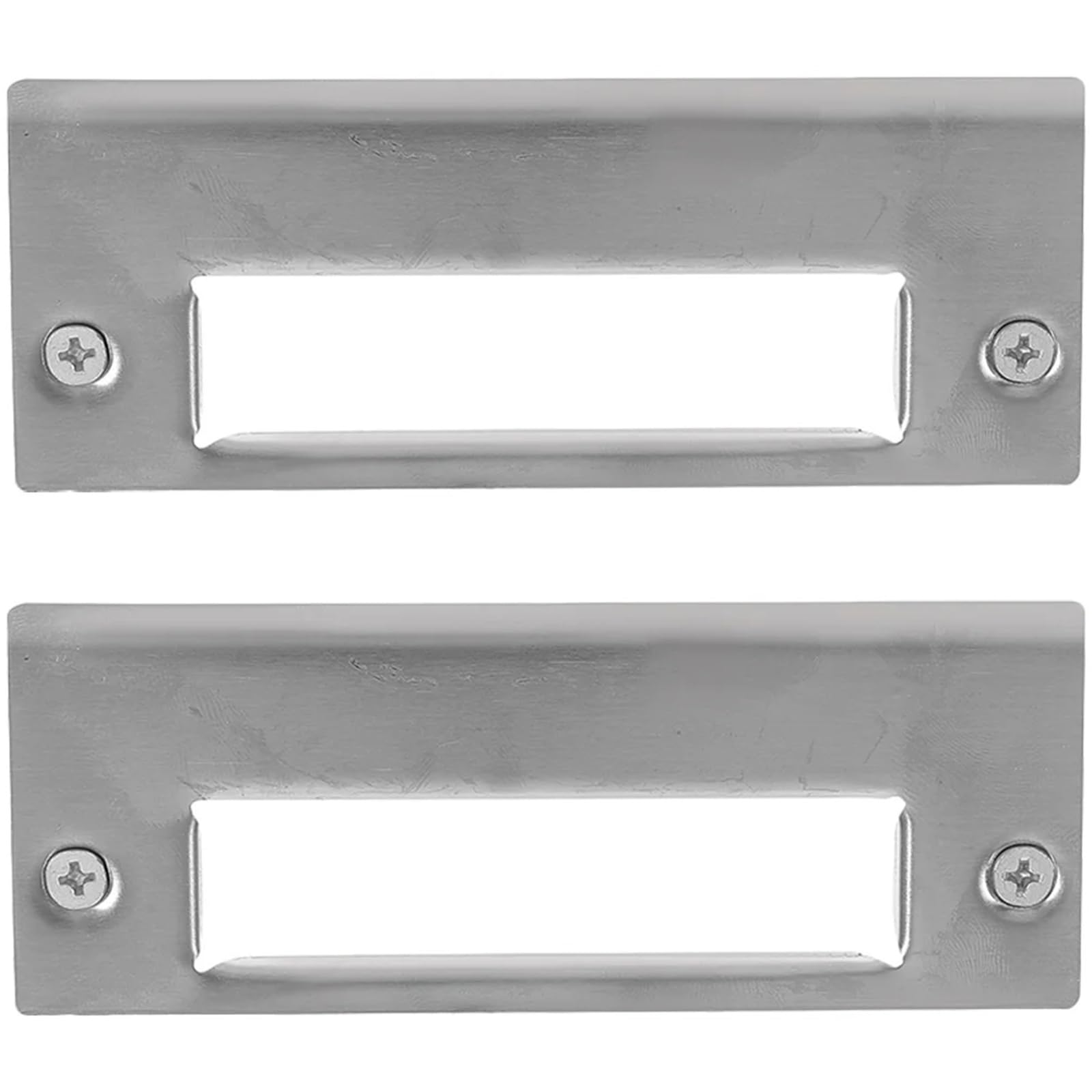 Lot de 20 plaques de renfort en acier inoxydable pour porte