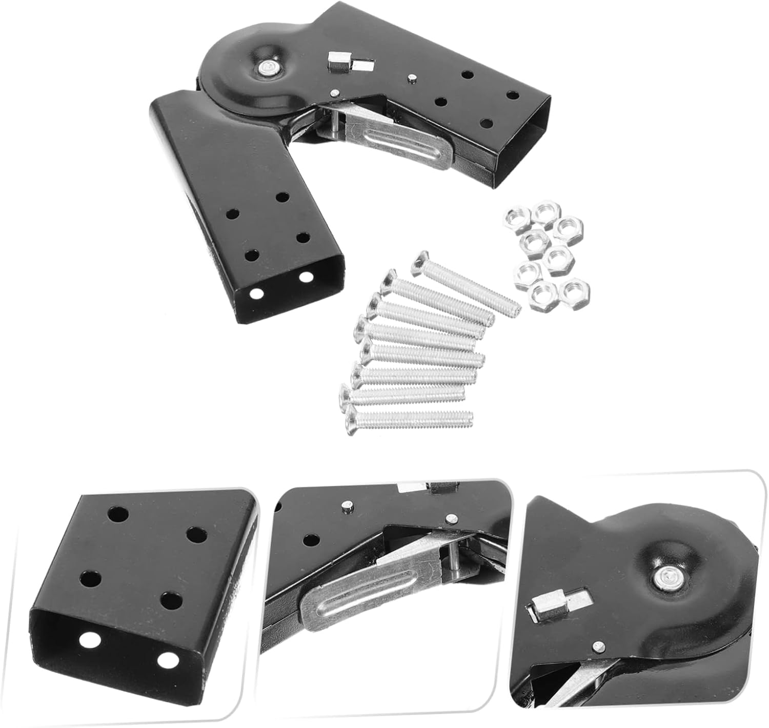DOITOOL 4pcs Heavy Duty Step Ladder Hinge Attic Ladder Parts Easy Install Replacement