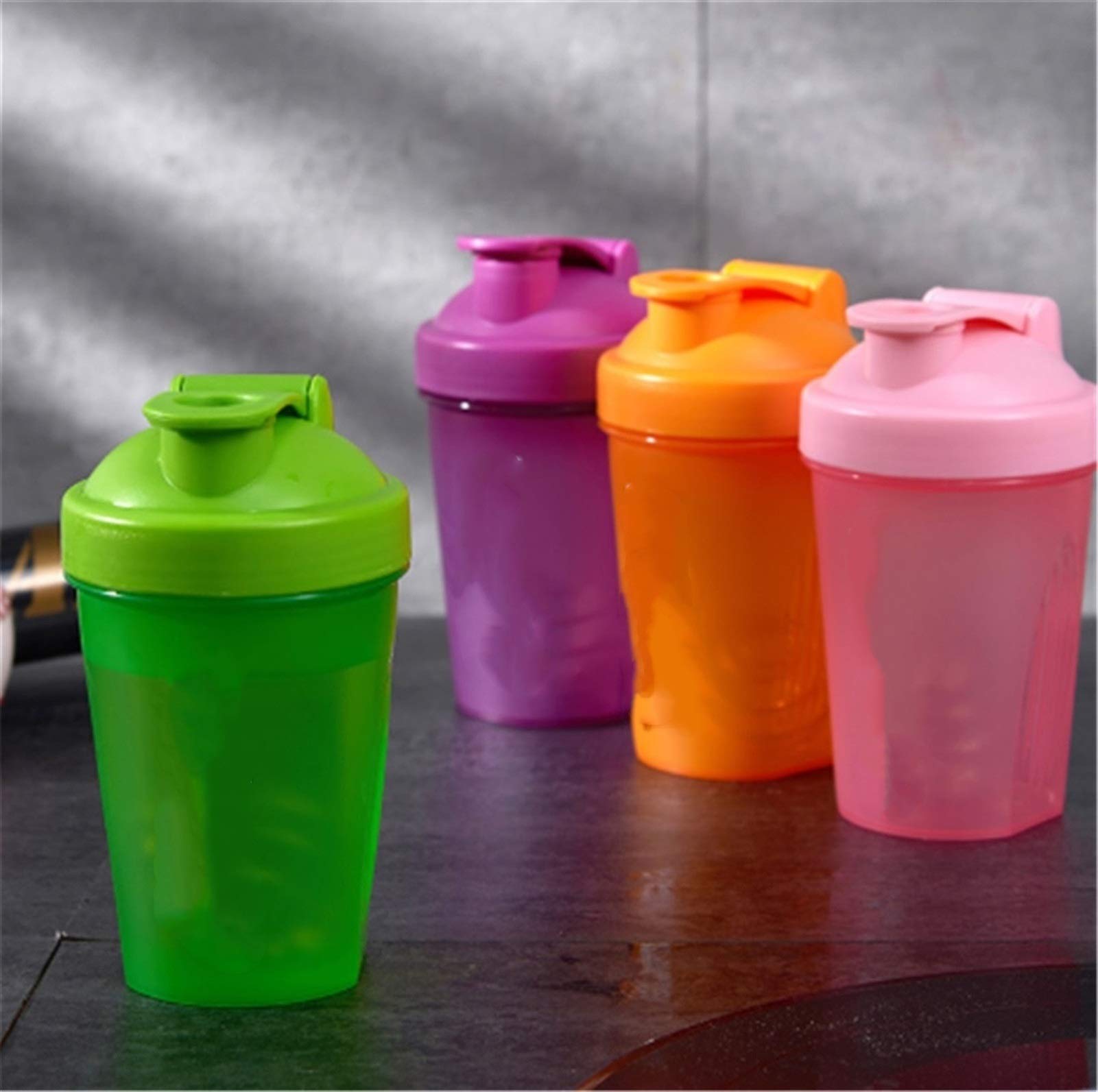 Bottiglia d'Acqua con Shaker per proteine in Polvere per frappè da 400 ml, Bottiglia per Lo Sport, Tazza per Bevande, Tazza per Bevande, Shaker da Cucina Senza BPA