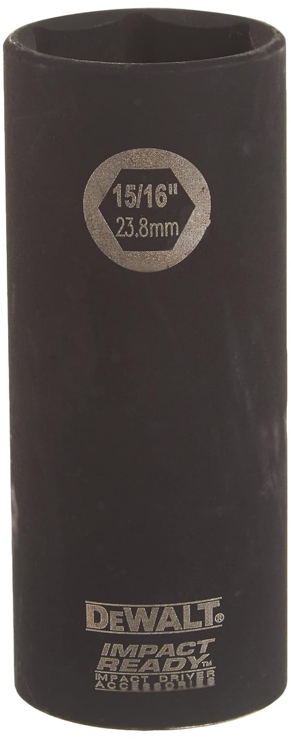 DEWALT DW22932 15/16-Inch IMPACT READY Deep Socket for 1/2-Inch Drive by DEWALT - Used condition - US$7.60