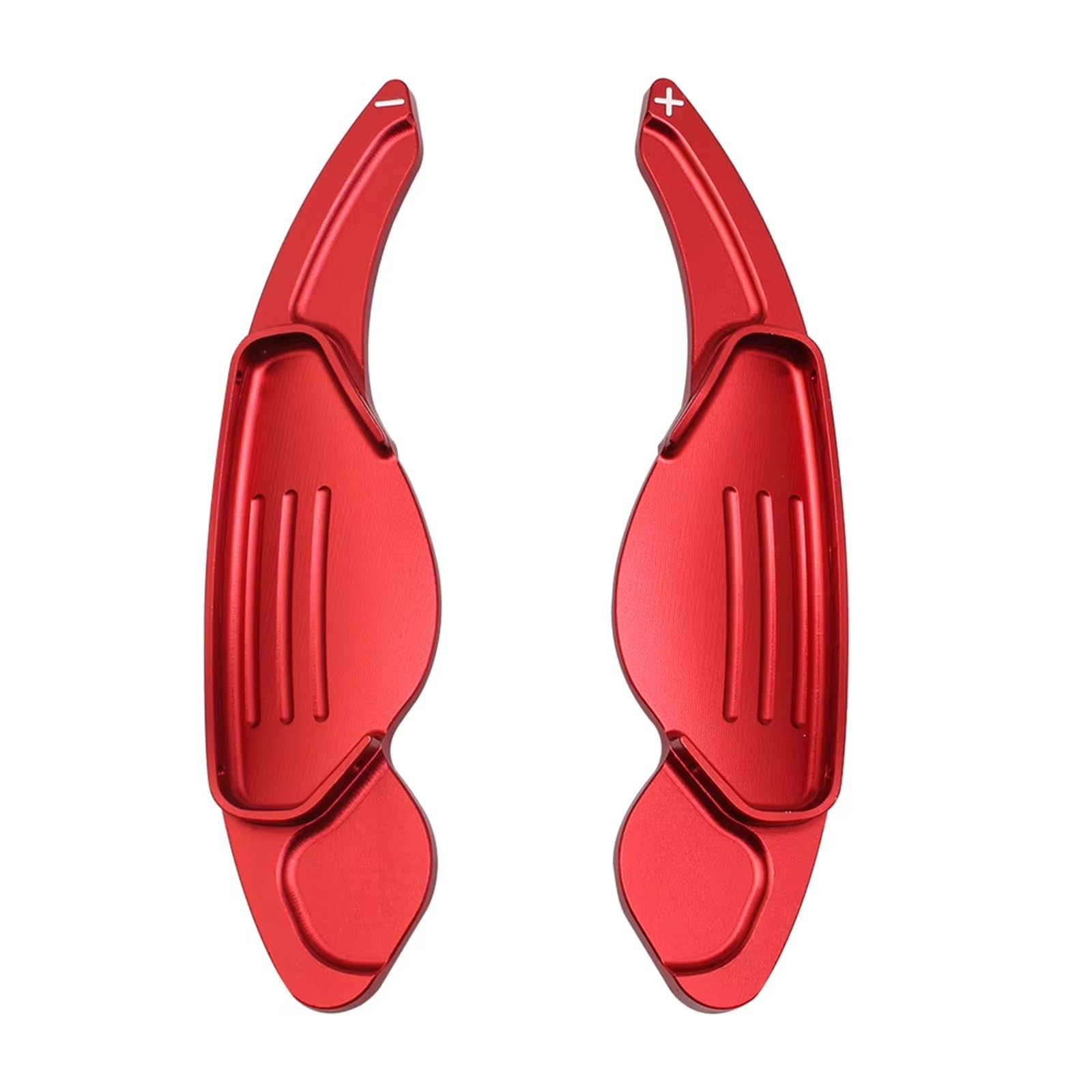 Kedfbts Red Gear Shift Paddle Compatible With Jaguar For F-Pace Car Steering Wheel Gear Lever Extension Accessories(Red)