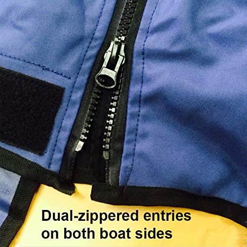 Savvycraft Heavy Duty Hard/T-Top Boat Cover Center Console T-Top Boat Cover Navy Fits Up To 30Ft #TOP4