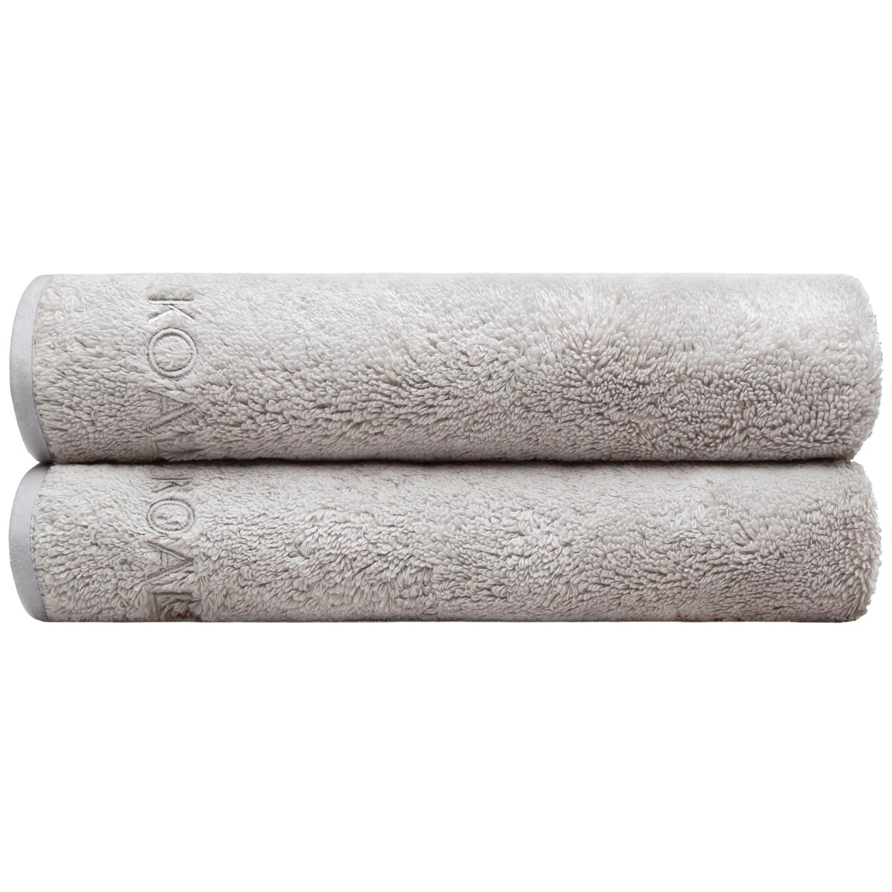 Serviettes 100% coton turc double couche 700 g/m² d'exception gris
