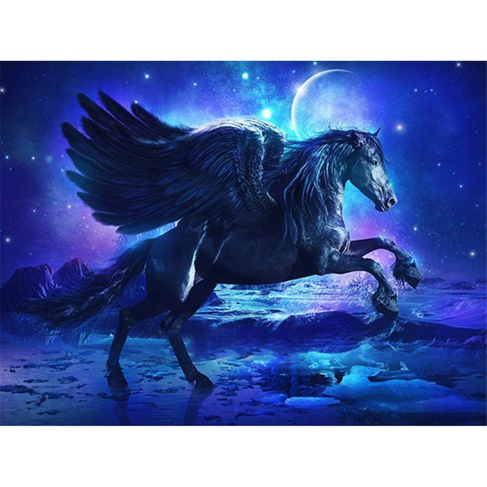 クリスタル　Running Horse 5D DIY Diamond Painting Kits Running Horse Full Drill