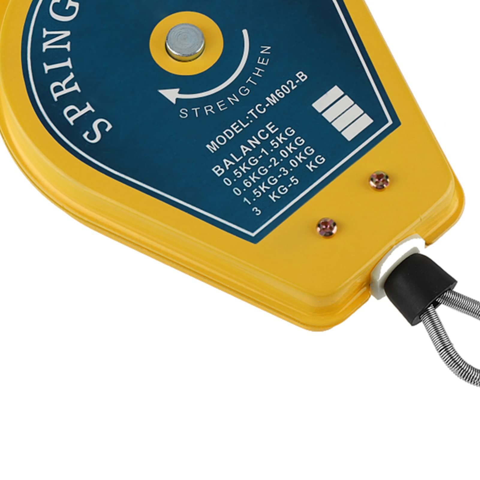 Soporte Retráctil para Accesorios de Herramientas de Equilibrador de Resorte para Equipos de Línea de Ensamblaje, Longitud de Estiramiento de 1,3 Metros con Capacidad de 1,1 a