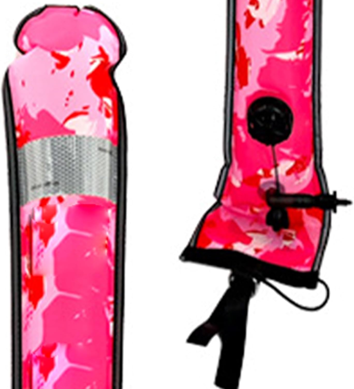 Inflatable Diving Buoys with Quickly Release Valves and Reflective Strips for Enhances Safe in Open Water Activity