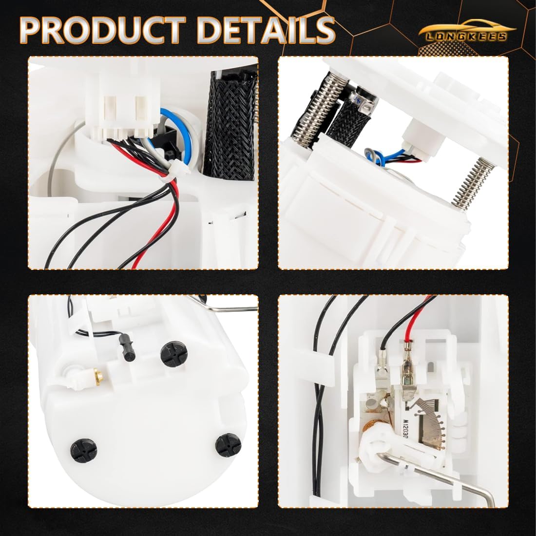 Electric Fuel Pump Module Assembly with Pressure Sensor FIT Trailblazer, Rainier, Envoy, Saab 9-7x, Ascender 2005–2007 – Replace E3707M, FG0515, FG0833, MU1396, P1635M - Image 7