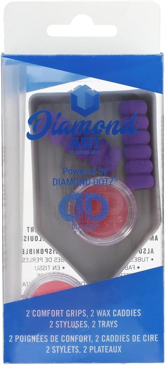 DIAMOND ART BY LEISURE ARTSDiamond Painting, Accessory Kit 2Pk, Art Tools, Kits, Dimond Art, for Adults, Kit