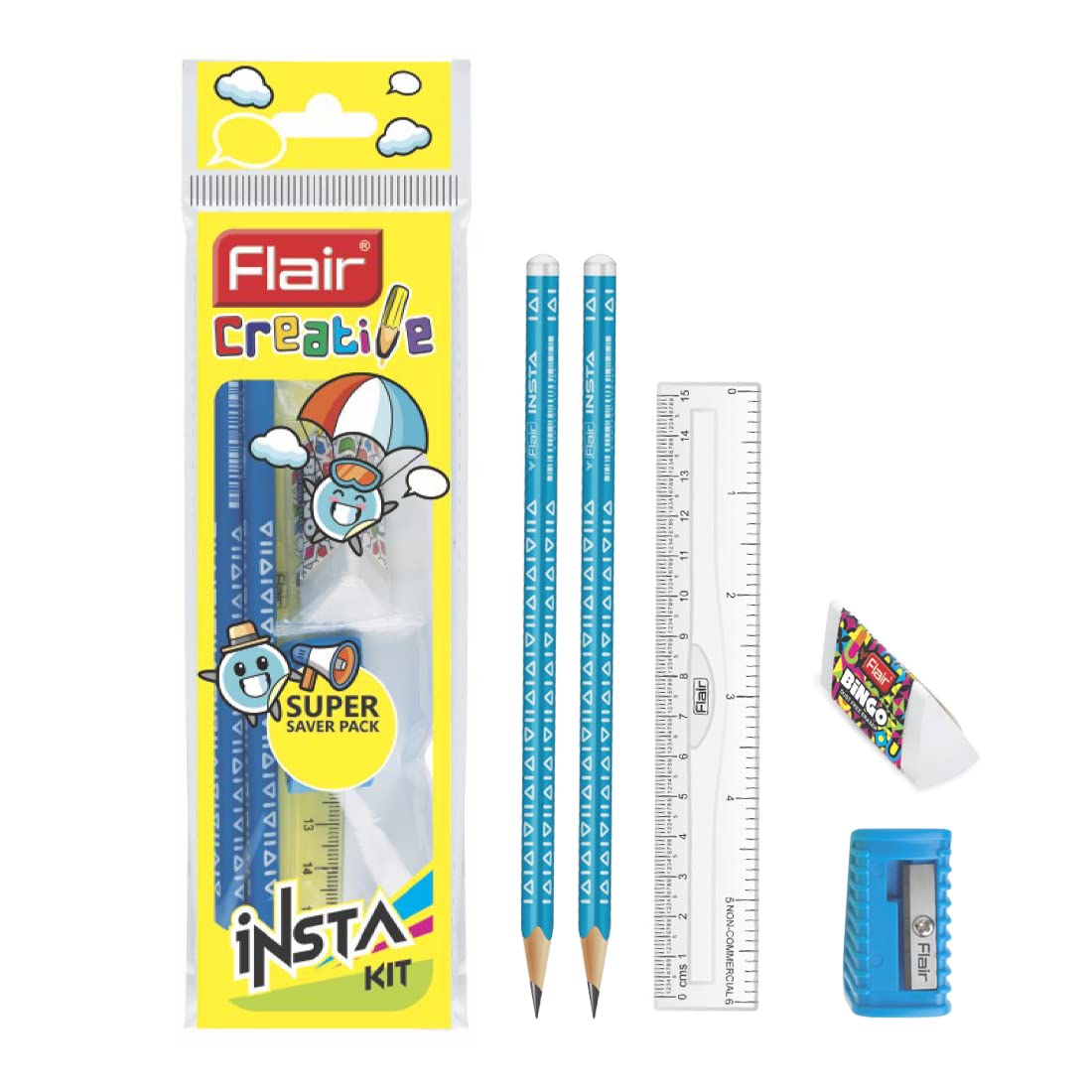 Flair Creative Series Insta Smart Kit | Combination Smart Kit for Your Creative Need | Attractive Stationery Kit | Stationery Kit Ideal for Gifting | Pack of 20-image-26