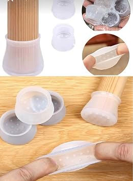 12 Pieces Silicone Table And Chair Legs For Anti-Slip Washable Furniture Socks