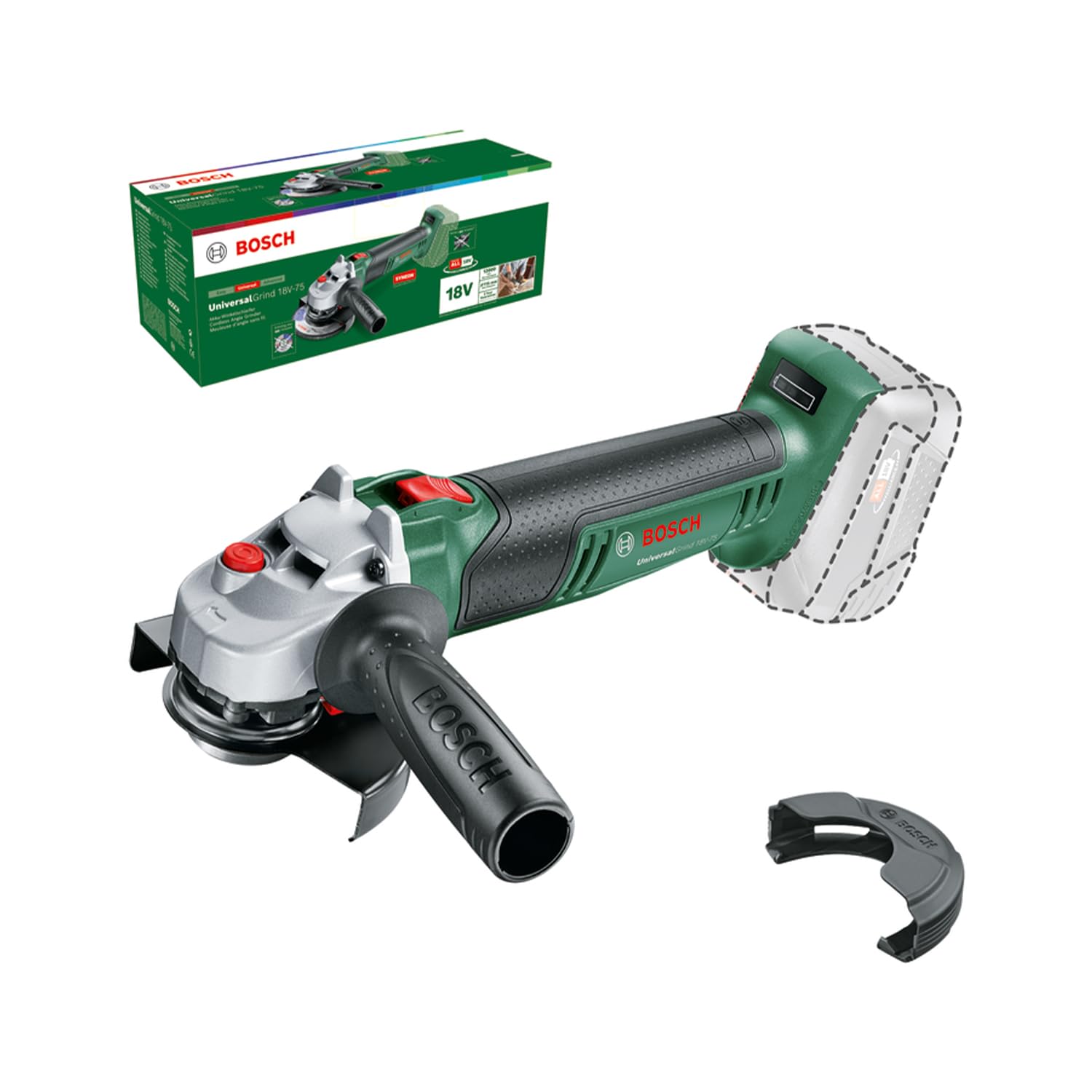Bosch Universalgrind 18V-75 (Baretool) (115Mm)