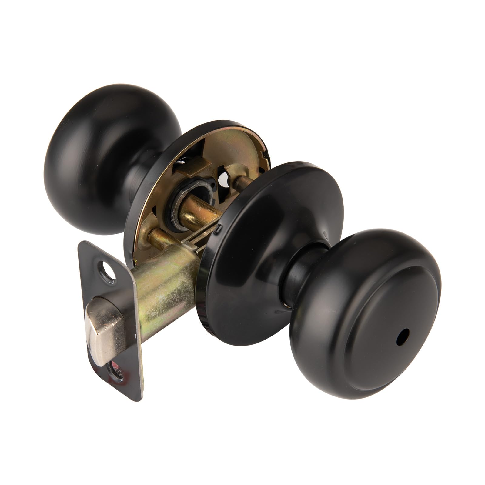 Black Coastal Door Knob - Modern Hardware -1