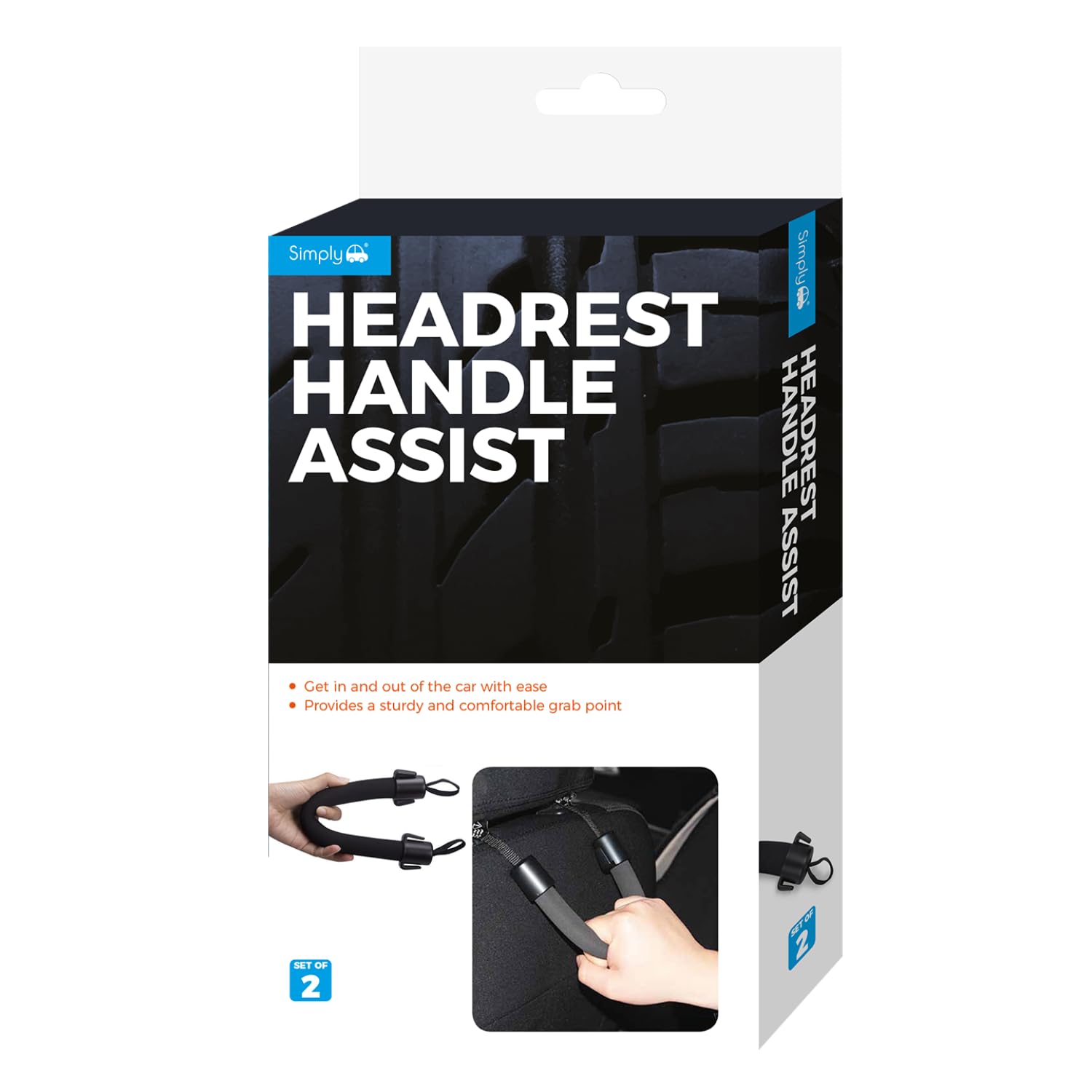Hha01 Universal Car Headrest Handle Assist, Set Of 2 5037409103921