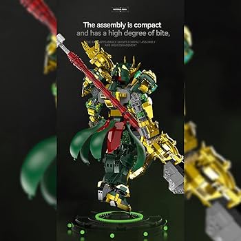 Amazon.co.jp: KKXX MOC 中国 シック メカ 関羽一般 マカク