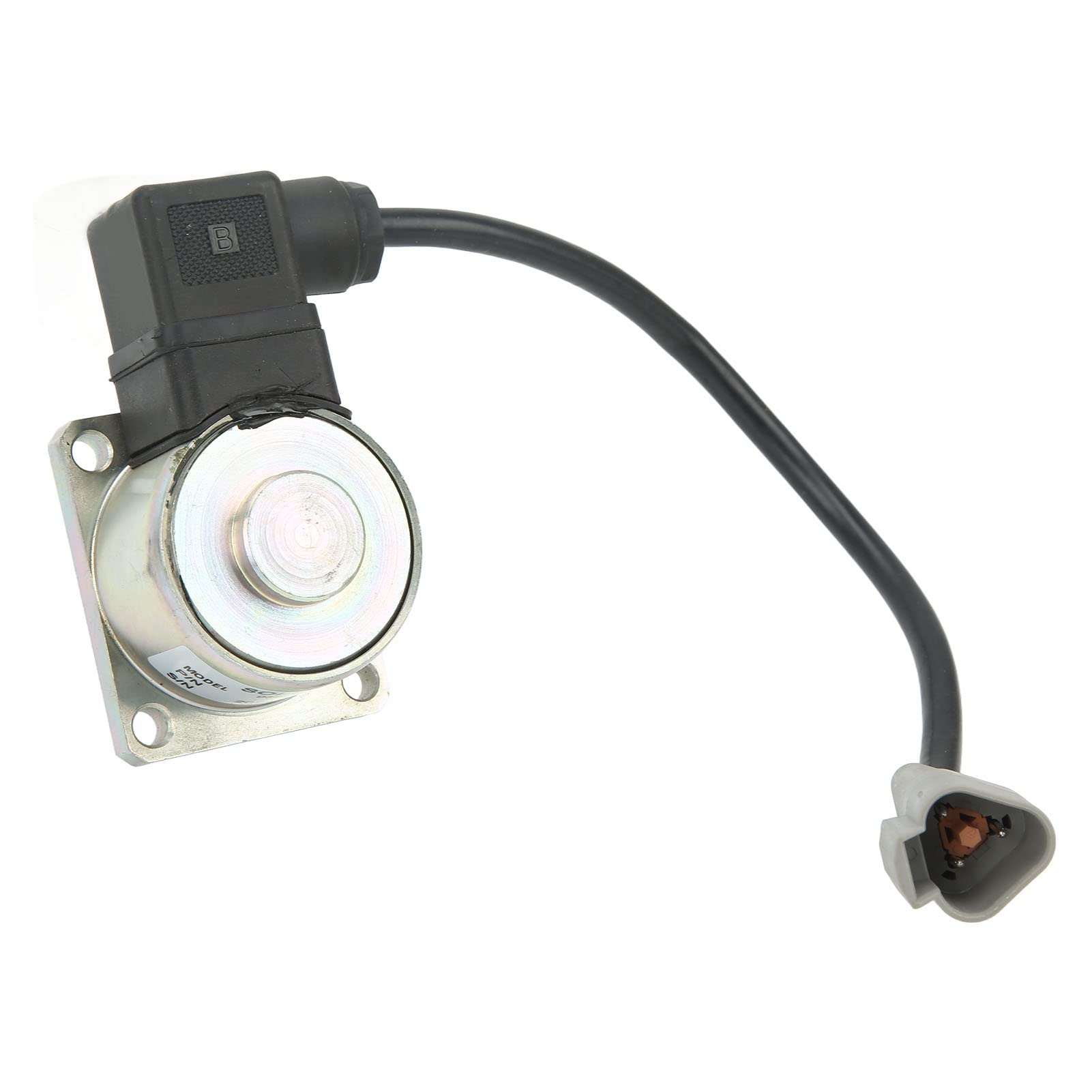 Válvula Solenoide Haofy Flameout, Válvula de Control de Apagado de Parada de 12V, Solenoide de Parada de Apagado de Combustible de Alto Rendimiento para Motor Diésel HATZ LM